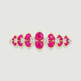 Bold Graduated Ruby Ring,,hi-res view 3