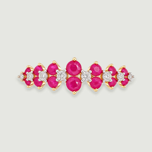 Bold Graduated Ruby Ring,,hi-res image number null