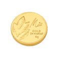 5 GM 24 Karat Mango Leaf Gold Coin,,hi-res view 2