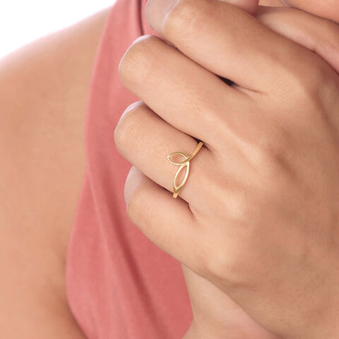 Ecliptic Loop Gold Ring