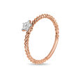 14kt Rose Gold Star Shaped Diamond Ring,,hi-res view 1