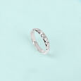 Modern Ripple Silver Finger Ring,,hi-res view 1