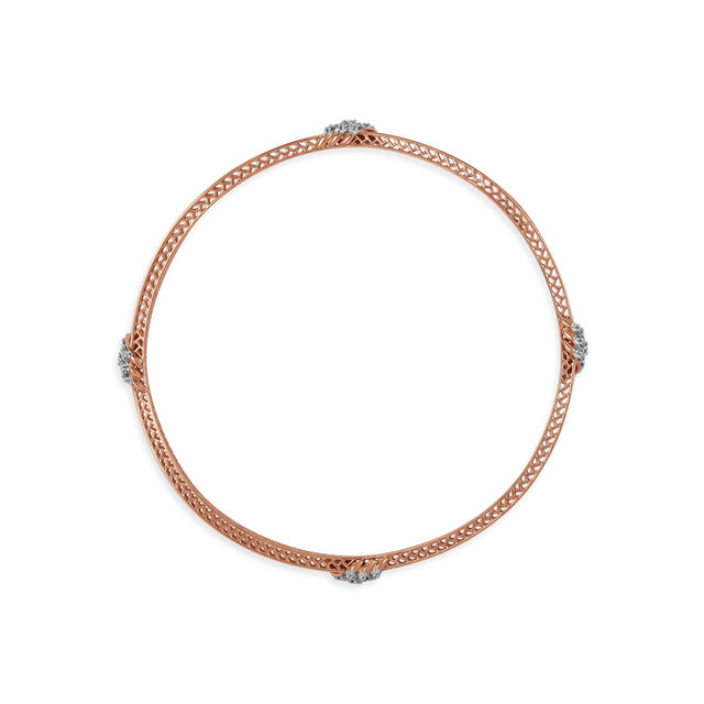 Sleek 14kt Diamond Bangle for the Bold Mia Woman,,hi-res view 2