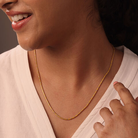 Chic Charm 22KT Gold Chain