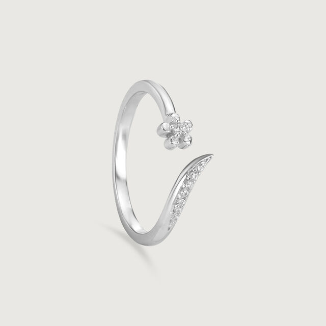 Petal Bloom Silver Ring,,hi-res image number null