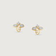 Sleek Buzz Diamond Stud Earrings,,hi-res view 3