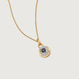 Love Lock Topaz & Diamond Pendant,,hi-res view 4