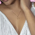 Headphone Charm Gold Pendant,,hi-res view 2