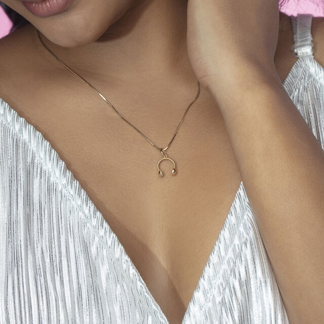Headphone Charm Gold Pendant,,hi-res image number null