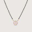 Aurora Glow Gold and Diamond Mangalsutra,,hi-res view 3
