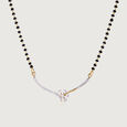 Starry Embrace Gold and Diamond Mangalsutra,,hi-res view 3