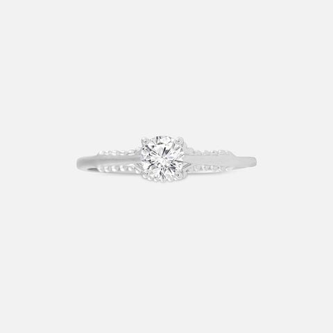 Sleek Bling Silver Ring
