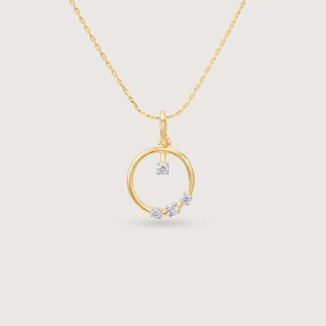 Twinkling Loop Diamond Pendant,,hi-res image number null
