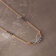 Flight of Elegance 14 Kt Gold and Diamond Mangalsutra,,hi-res view 1