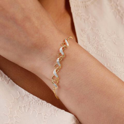 Radiant Crisscross Diamond Bracelet