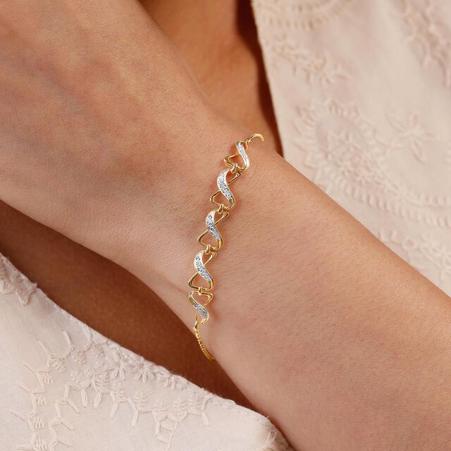Radiant Crisscross Diamond Bracelet,,hi-res image number null