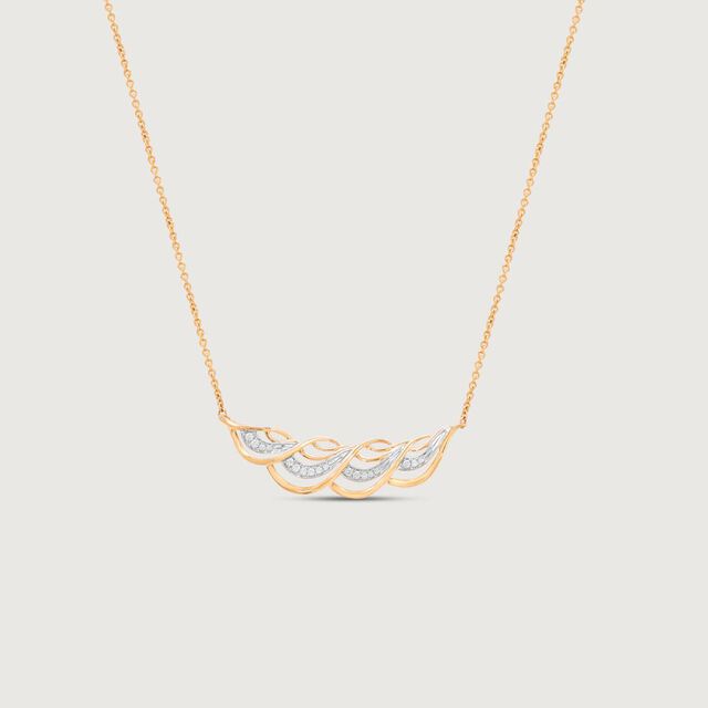 Radiant Curve Diamond Necklace,,hi-res image number null