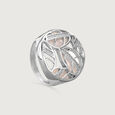 Mother of Pearl Charming Silver Ring,,hi-res view 4