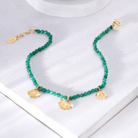 Floral Dazzle Gemstone Bracelet