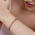 14KT Yellow Gold Chic Diamond Bangle,,hi-res view 3