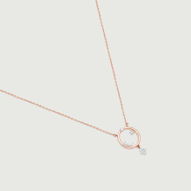 Starry Whirl Diamond Necklace,,hi-res image number null