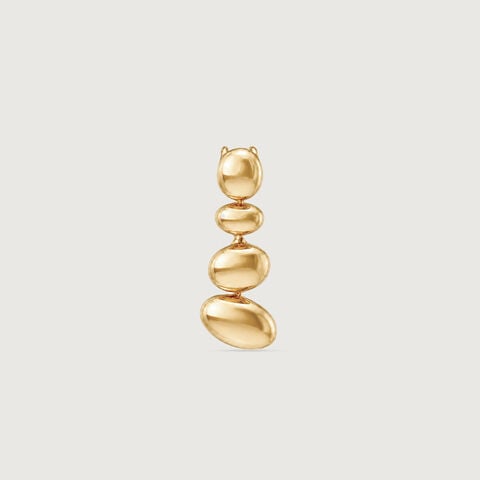 Balanced Pebble Gold Pendant