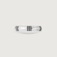 Linear Groove Silver Ring,,hi-res view 4