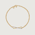 Radiant Fusion 14KT Gold & Diamond Bracelet,,hi-res view 3