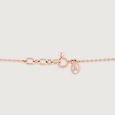 Modern Wave Gold & Diamond Necklace,,hi-res view 4