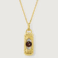 Guardian's Birthstone Gem 18KT Pendant with chain,,hi-res view 2