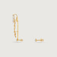 Floral Quilt Diamond Ear Cuff,,hi-res view 5
