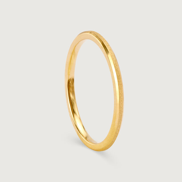 His & Her Edition Band 18KT Gold Couple Ring -Single Piece,,hi-res image number null