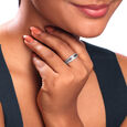 Shimmer Crush Silver Ring,,hi-res view 2