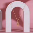 May's Beauty 18KT Chain Peridot-Ball Pendant with chain,,hi-res view 1
