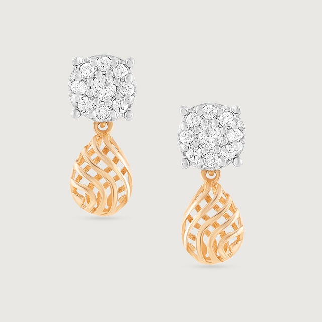 Timeless Love Gold Drop Earring,,hi-res image number null