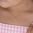 Dawn Hug Gold Pendant,,hi-res view 2