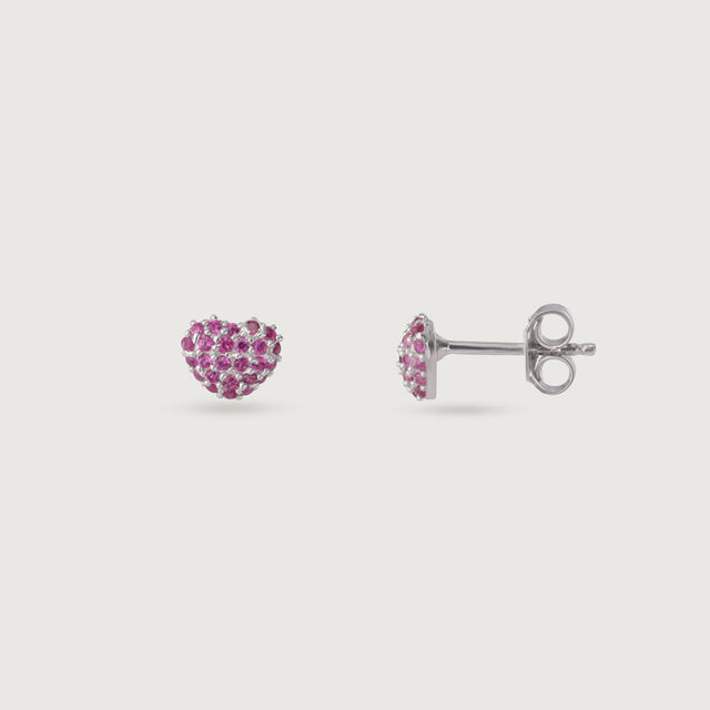Playful Crush Silver Earrings and Necklace Set,,hi-res image number null