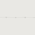 Chic Bloom Silver Anklet,,hi-res view 4