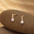 Soft Lustre Diamond Stud Earrings,,hi-res view 1