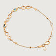 Infinite Charm 18KT Gold Bracelet,,hi-res view 4
