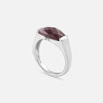 Midnight Radiance Silver Finger Ring,,hi-res view 4