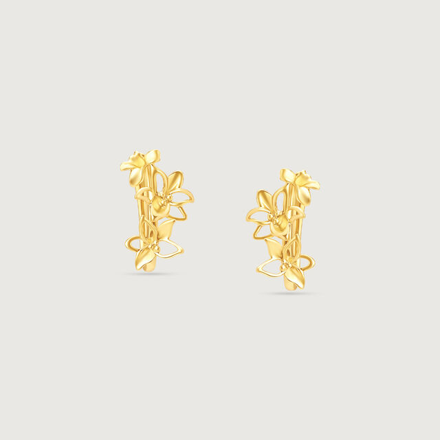 Flutter Bloom Gold bracelet Earrings,,hi-res image number null