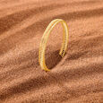 Radiant Textured Gold Bangle,,hi-res view 1