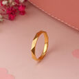 22KT Yellow Gold Striking Abstract Finger Ring,,hi-res view 1