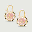 Versatile Chic Reversible 14KT Diamond Hoop Earrings,,hi-res view 4