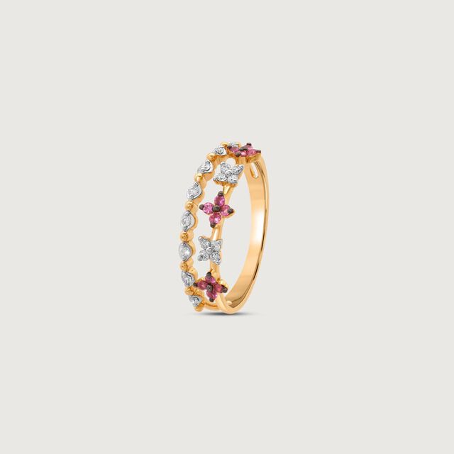Rosette Rhythm Diamond Ring,,hi-res image number null