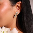 Blossom Cascade Diamond Drop Earrings,,hi-res view 2