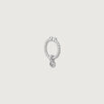 Radiant Twist Silver Septum Ring,,hi-res view 5