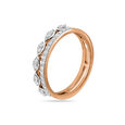 14 KT Round Rose Gold and Diamond Ring,,hi-res view 1