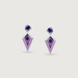 Vivid Prism Silver Drop Earrings,,hi-res view 3